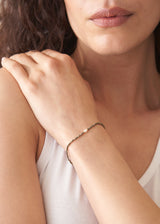 ANGHARAD BEADED BRACELET - GREY