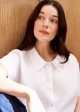 LOIS LINEN SHIRT - WHITE