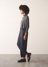 MOLLY LEOPARD PRINT SATIN TROUSERS