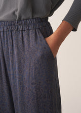 MOLLY LEOPARD PRINT SATIN TROUSERS