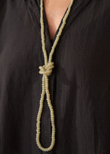 KALTAIN DOUBLE BEADED NECKLACE - GREEN
