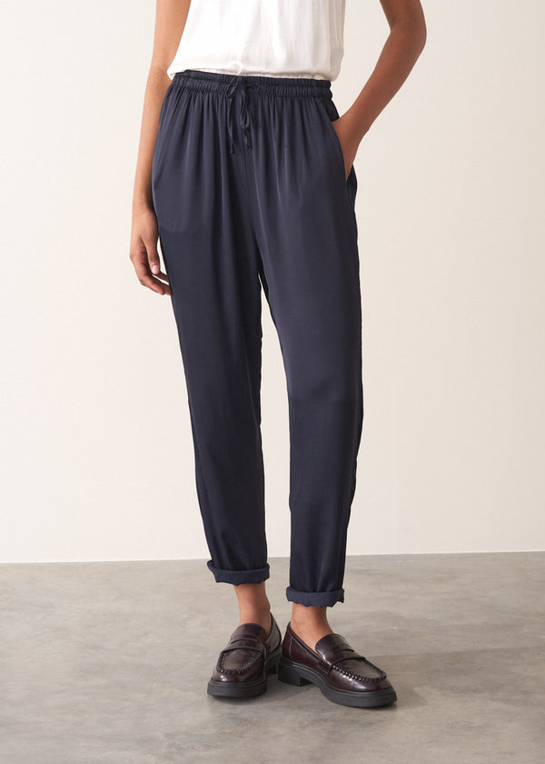 RORY SATIN TAPERED TROUSER