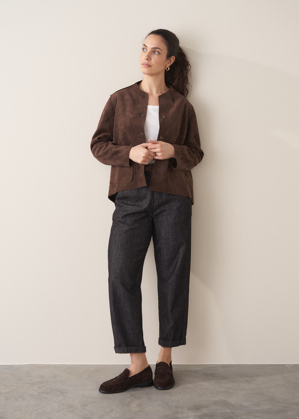 Tonya Faux Suede Jacket | Jackets & Coats | BUSBY & FOX – Busby & Fox