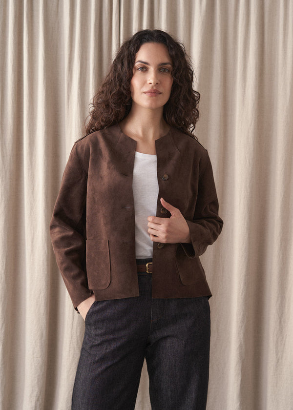 Tonya Faux Suede Jacket | Jackets & Coats | BUSBY & FOX – Busby & Fox