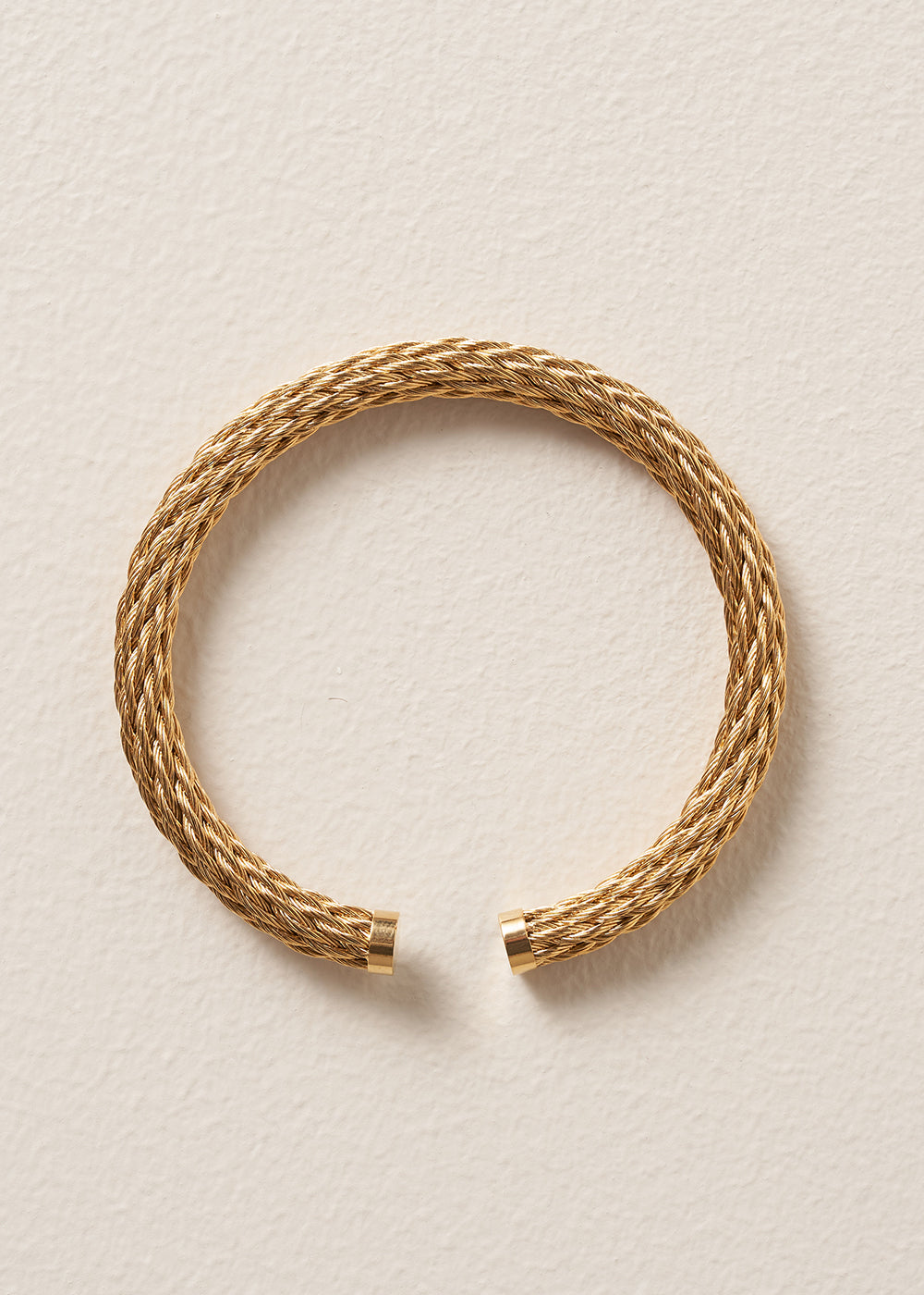 Zola Rope Bangle - Gold | Jewellery | BUSBY & FOX