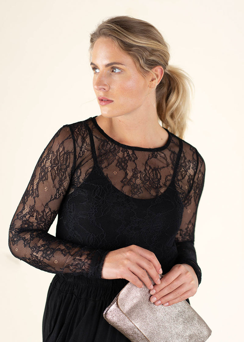 Black camisole top