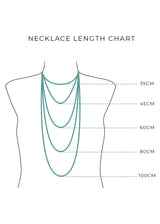 JULI CRYSTAL NECKLACE - DARK GREY
