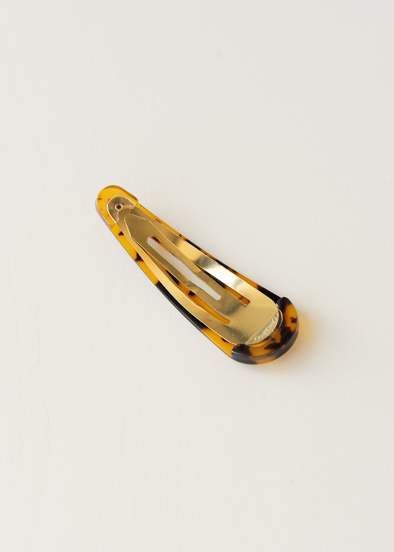 Tortoiseshell simple hairclip